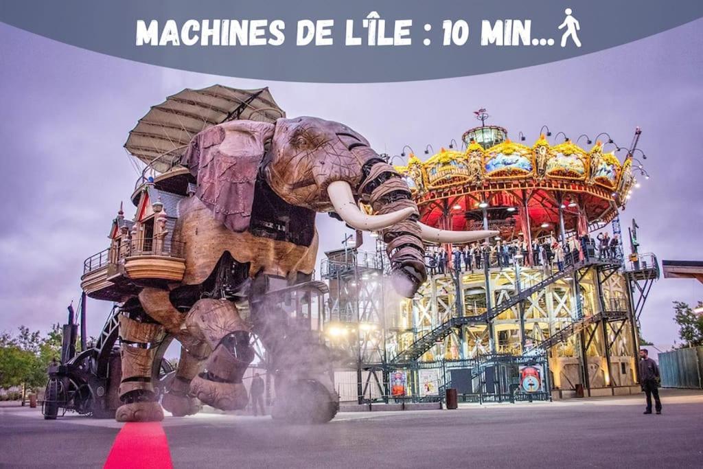Апартаменты Machines De L'Ile - Fibre - Netflix - T2 La Tour Нант Экстерьер фото