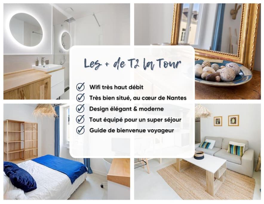 Апартаменты Machines De L'Ile - Fibre - Netflix - T2 La Tour Нант Экстерьер фото